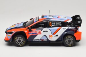 Hyundai i20 N Rally1 #8 Hyundai Shell Mobis WRT O. Tanak / M. Jarveoja Rally Chile 2024 IXO 1:18 18RMC223 Metalli — kuva 3 / 6