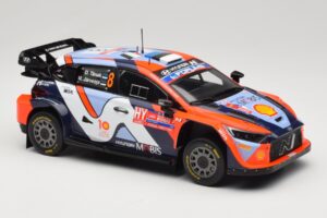 Hyundai i20 N Rally1 #8 Hyundai Shell Mobis WRT O. Tanak / M. Jarveoja Rally Chile 2024 IXO 1:18 18RMC223 Metalli — kuva 4 / 6