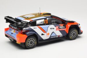 Hyundai i20 N Rally1 WRC Hybrid #11 T. Neuville / M. Wydaeghe Safari Rally Kenya 2024 IXO 1:18 18RMC208 Metalli — kuva 2 / 6