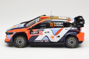Hyundai i20 N Rally1 WRC Hybrid #11 T. Neuville / M. Wydaeghe Safari Rally Kenya 2024 IXO 1:18 18RMC208 Metalli — kuva 3 / 6