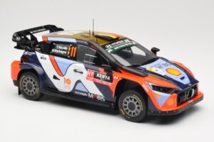 Hyundai i20 N Rally1 WRC Hybrid #11 T. Neuville / M. Wydaeghe Safari Rally Kenya 2024 IXO 1:18 18RMC208 Metalli — kuva 4 / 6