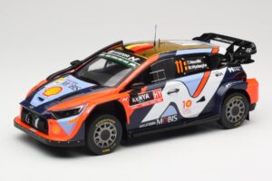 Hyundai i20 N Rally1 WRC Hybrid #11 T. Neuville / M. Wydaeghe Safari Rally Kenya 2024 IXO 1:18 18RMC208 Metalli