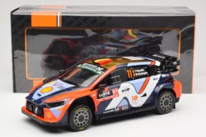 Hyundai i20 N Rally1 WRC Hybrid #11 T. Neuville / M. Wydaeghe Safari Rally Kenya 2024 IXO 1:18 18RMC208 Metalli — kuva 6 / 6