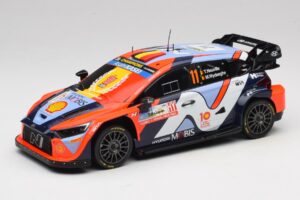 Hyundai i20 N Rally1 #11 T. Neuville / M. Wydaeghe Rally Japan WRC World Champion 2024 IXO 1:18 18RMC228 Metalli