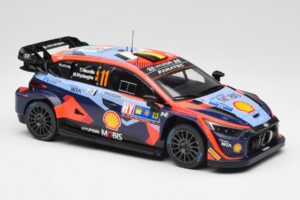 Hyundai i20 N Rally1 WRC #11 T. Neuville / M. Wydaeghe Central European Rally Winner 2023 IXO 1:18 18RMC193 Metalli — kuva 4 / 6