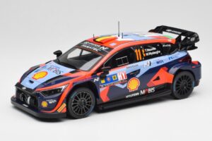 Hyundai i20 N Rally1 WRC #11 T. Neuville / M. Wydaeghe Central European Rally Winner 2023 IXO 1:18 18RMC193 Metalli