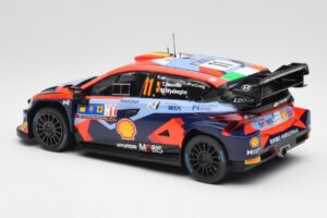 Hyundai i20 N Rally1 WRC #11 T. Neuville / M. Wydaeghe Central European Rally Winner 2023 IXO 1:18 18RMC193 Metalli — kuva 5 / 6