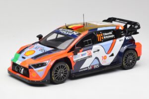 Hyundai i20 N Rally1 #11 T. Neuville / M. Wydaeghe Rally Croatia 2024 IXO 1:18 18RMC203 Metalli