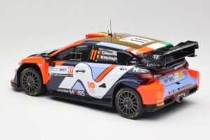 Hyundai i20 N Rally1 #11 T. Neuville / M. Wydaeghe Rally Croatia 2024 IXO 1:18 18RMC203 Metalli — kuva 5 / 6