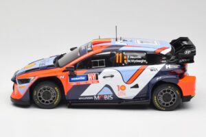 Hyundai i20 N Rally1 #11 T. Neuville / M. Wydaeghe Rally Sweden 2024 IXO 1:18 18RMC201 Metalli — kuva 3 / 6