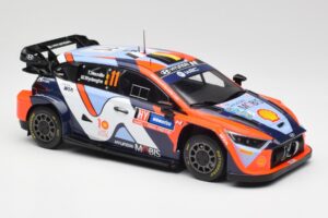 Hyundai i20 N Rally1 #11 T. Neuville / M. Wydaeghe Rally Sweden 2024 IXO 1:18 18RMC201 Metalli — kuva 4 / 6