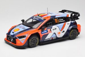 Hyundai i20 N Rally1 #11 T. Neuville / M. Wydaeghe Rally Sweden 2024 IXO 1:18 18RMC201 Metalli