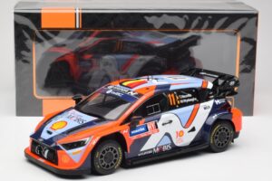 Hyundai i20 N Rally1 #11 T. Neuville / M. Wydaeghe Rally Sweden 2024 IXO 1:18 18RMC201 Metalli — kuva 6 / 6