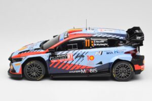 Hyundai i20 N Rally1 WRC #11 T. Neuville / M. Wydaeghe Rally Monte Carlo Winner 2024 IXO 1:18 18RMC194 Metalli — kuva 3 / 6