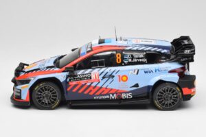 Hyundai i20 N Rally1 WRC #8 O. Tänak / M. Järveoja Rally Monte Carlo Night Version 2024 IXO 1:18 18RMC195 Metalli — kuva 3 / 6