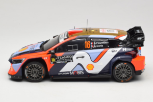 Hyundai i20 N WRC #16 A. Fourmaux / A. Coria Rally Monte Carlo 2025 IXO 1:18 18RMC230A Metalli — kuva 3 / 6