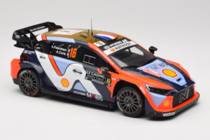 Hyundai i20 N WRC #16 A. Fourmaux / A. Coria Rally Monte Carlo 2025 IXO 1:18 18RMC230A Metalli — kuva 4 / 6
