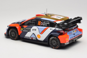Hyundai i20 N WRC #16 A. Fourmaux / A. Coria Rally Monte Carlo 2025 IXO 1:18 18RMC230A Metalli — kuva 5 / 6