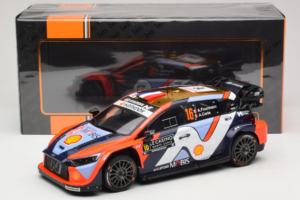 Hyundai i20 N WRC #16 A. Fourmaux / A. Coria Rally Monte Carlo 2025 IXO 1:18 18RMC230A Metalli — kuva 6 / 6