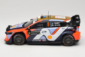 Hyundai i20 N WRC #16 A. Fourmaux / A. Coria Rally Monte Carlo Night Version 2025 IXO 1:18 18RMC230B Metalli — kuva 3 / 6