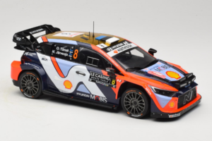 Hyundai i20 N WRC #16 A. Fourmaux / A. Coria Rally Monte Carlo Night Version 2025 IXO 1:18 18RMC230B Metalli — kuva 4 / 6