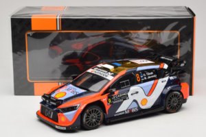 Hyundai i20 N WRC #16 A. Fourmaux / A. Coria Rally Monte Carlo Night Version 2025 IXO 1:18 18RMC230B Metalli — kuva 6 / 6