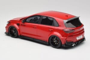 Hyundai i30 N PD Prior Design Engine Punainen Otto 1:18 OT1112 Hartsi — kuva 5 / 6