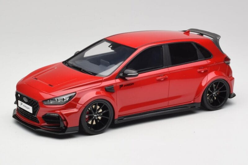 Hyundai i30 N PD Prior Design Engine Punainen Otto 1:18 OT1112 Hartsi