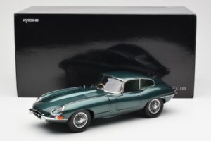 Jaguar E-Type 3.8 Series 1 Tummanvihreä Kyosho 1:18 08954DG Metalli — kuva 8 / 8