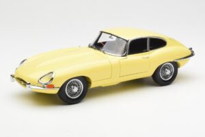 Jaguar E-Type 3.8 Series 1 Vaalean Keltainen Kyosho 1:18 08954LY Metalli