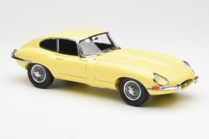 Jaguar E-Type 3.8 Series 1 Vaalean Keltainen Kyosho 1:18 08954LY Metalli — kuva 6 / 8