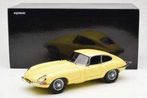 Jaguar E-Type 3.8 Series 1 Vaalean Keltainen Kyosho 1:18 08954LY Metalli — kuva 8 / 8