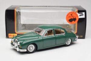 Jaguar Mk II British Racing Vihreä Maisto 1:18 50287 Metalli — kuva 8 / 8