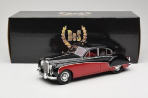 Jaguar Mk VIII Musta & Tummanpunainen BoS Models 1:18 BOS408 Hartsi — kuva 6 / 6