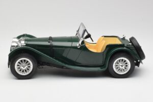 Jaguar SS 100 Roadster Vihreä Bburago 1:18 3006 Metalli — kuva 4 / 8