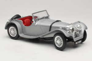 Jaguar SS100 Hopea Bburago 1:18 3006-M2 Metalli — kuva 4 / 6