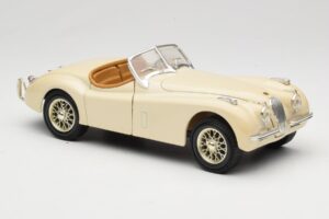 Jaguar XK120 Valkoinen Eduscho 1:18 7482-1HTH Metalli — kuva 6 / 8