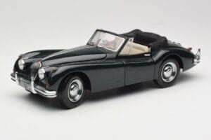 Jaguar XK140 Drophead Coupe Musta Sun Star 1:18 2802 Metalli