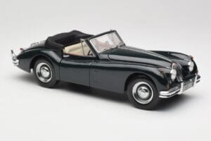 Jaguar XK140 Drophead Coupe Musta Sun Star 1:18 2802 Metalli — kuva 6 / 8
