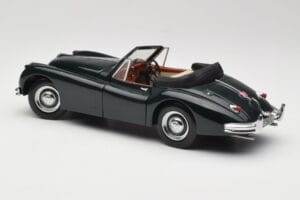 Jaguar XK140 Drophead Coupe Musta Sun Star 1:18 2802 Metalli — kuva 7 / 8