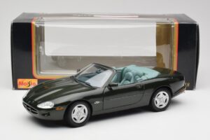 Jaguar XK8 X100 Avoauto British Racing Vihreä Maisto 1:18 50285 Metalli — kuva 8 / 8