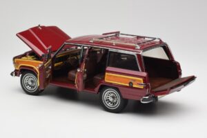 Jeep Grand Wagoneer Classic Punainen AUTOart 1:18 74002 Metalli — kuva 5 / 8