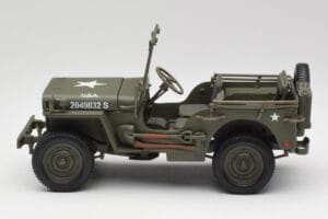 Jeep Willys Sotilasvihrinen Gate 1:18 1061 Metalli — kuva 4 / 8