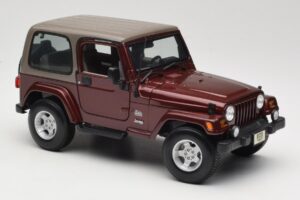 Jeep Wrangler TJ Sahara Punainen Maisto 1:18 31662 Metalli — kuva 6 / 8
