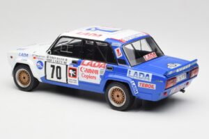 Lada 2105 VFTS #70 E. Tumalevicius 1000 Lakes Rally 1986 IXO 1:18 18RMC181A Metalli — kuva 5 / 6