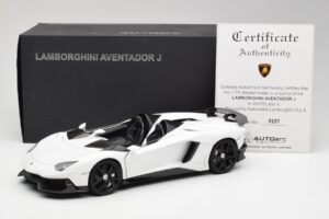 Lamborghini Aventador J Valkoinen AUTOart 1:18 74674 Metalli — kuva 8 / 8