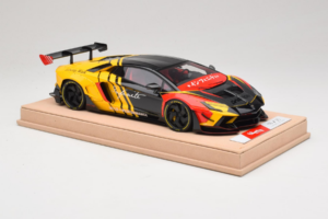 Lamborghini Aventador Liberty Walk Infinite Musta Keltainen Timothy & Pierre 1:18 REMC035 Metalli — kuva 4 / 7