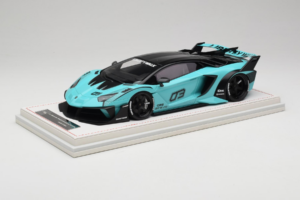 Lamborghini Aventador Liberty Walk LB-Silhouette WORKS GT Evo Mintunvihreä IVY 1:18 REMC001 Hartsi — kuva 2 / 7