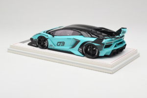 Lamborghini Aventador Liberty Walk LB-Silhouette WORKS GT Evo Mintunvihreä IVY 1:18 REMC001 Hartsi — kuva 5 / 7