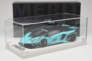 Lamborghini Aventador Liberty Walk LB-Silhouette WORKS GT Evo Mintunvihreä IVY 1:18 REMC001 Hartsi — kuva 7 / 7